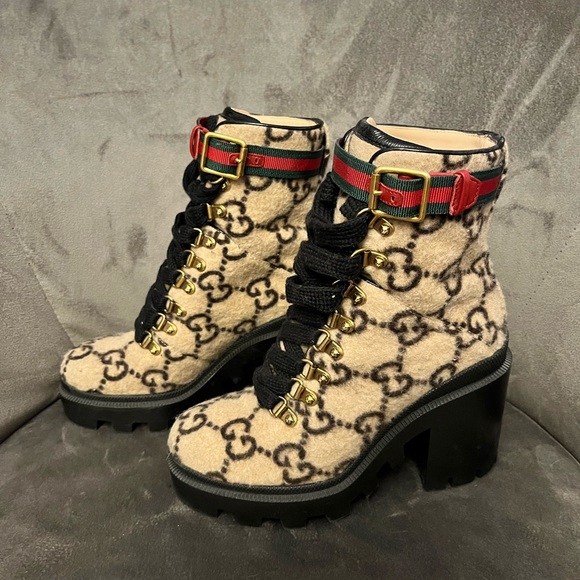 Gucci Shoes - Gucci Trip Logo Bootie